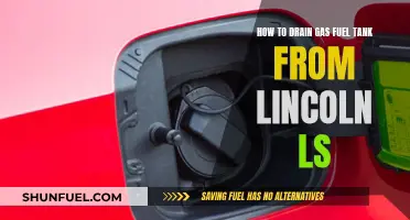 Draining Gas Fuel Tank in Lincoln LS: Step-by-Step Guide