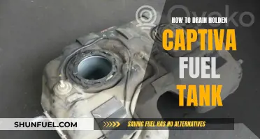 Draining the Holden Captiva Fuel Tank: Step-by-Step Guide