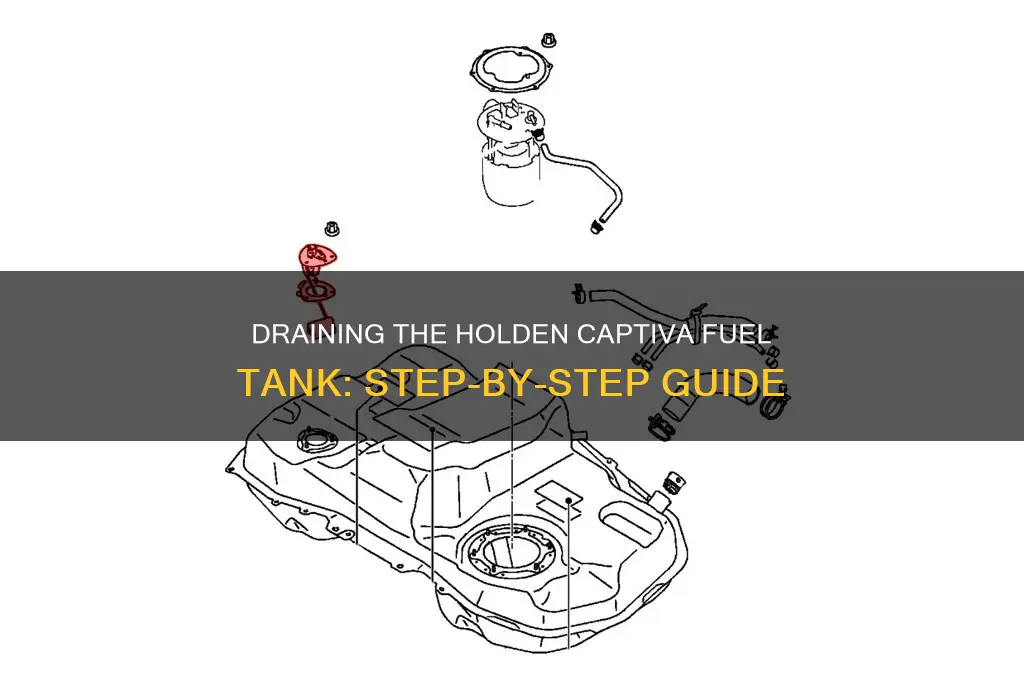 how to drain holden captiva fuel tank