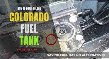 Draining the Holden Colorado Fuel Tank: A Step-by-Step Guide