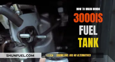 Draining the Honda 3000iS Fuel Tank: Step-by-Step Guide