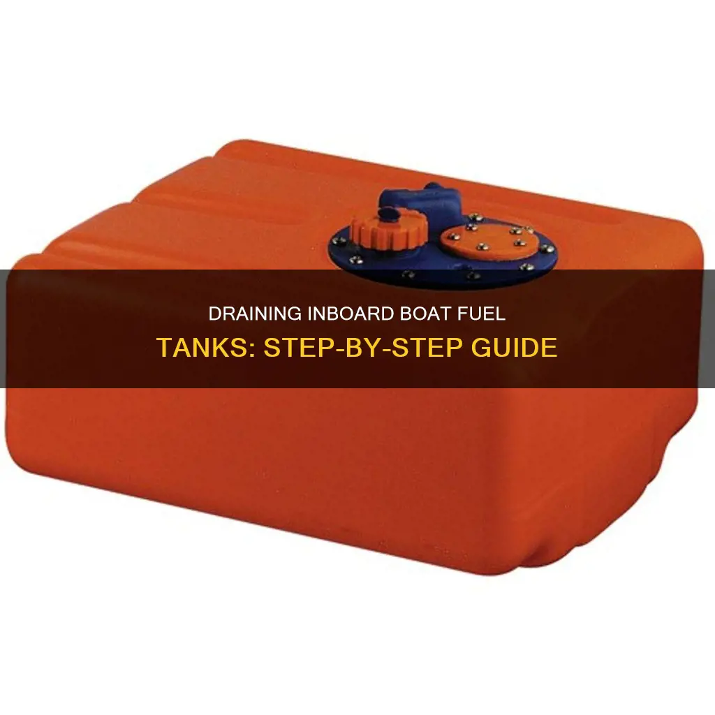 how to drain inboard boat fuel tank