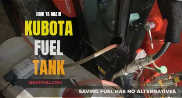 Draining a Kubota Fuel Tank: Step-by-Step Guide