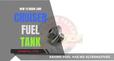 Draining the Land Cruiser Fuel Tank: Step-by-Step Guide