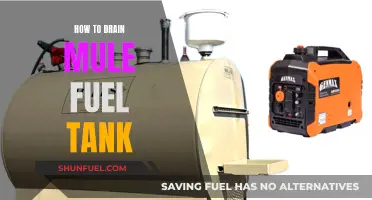 Draining Mule Fuel Tank: Step-by-Step Guide