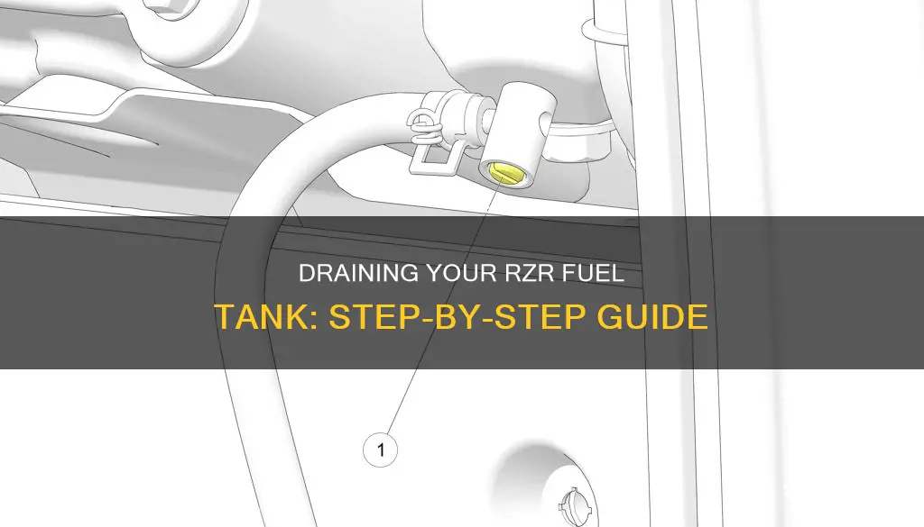 how to drain rzr fuel tank