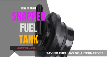 Draining a Snapper Fuel Tank: Step-by-Step Guide