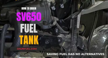 Draining the SV650 Fuel Tank: A Step-by-Step Guide