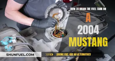 Draining the Fuel Tank on a 2004 Mustang: Step-by-Step Guide