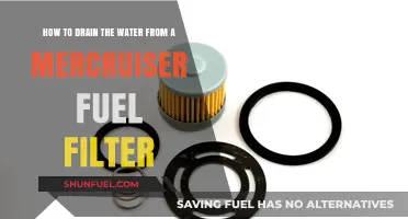 Draining Water from Your Mercruiser Fuel Filter: Step-by-Step Guide