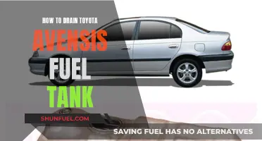 Draining the Toyota Avensis Fuel Tank: A Step-by-Step Guide