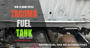 Draining Toyota Tacoma Fuel Tank: Step-by-Step Guide
