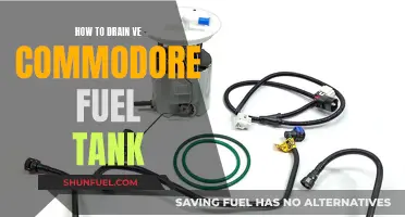 Draining the VE Commodore: Fuel Tank Steps