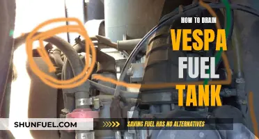 Draining Vespa Fuel Tank: A Step-by-Step Guide
