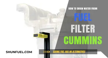 Draining Water from Your Cummins Fuel Filter: Step-by-Step Guide