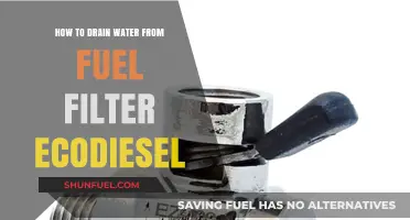 Draining Water from Your EcoDiesel Fuel Filter: Step-by-Step Guide