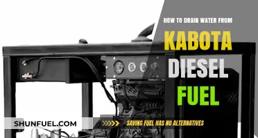 Draining Water from Kabota Diesel Fuel: Easy Steps