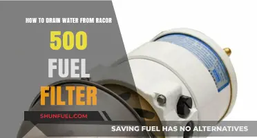 Draining the Racor 500 Fuel Filter: A Step-by-Step Guide