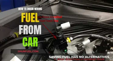 Draining Wrong Fuel: Saving Your Car's Life