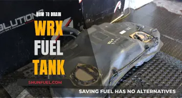 Draining the WRX Fuel Tank: Step-by-Step Guide