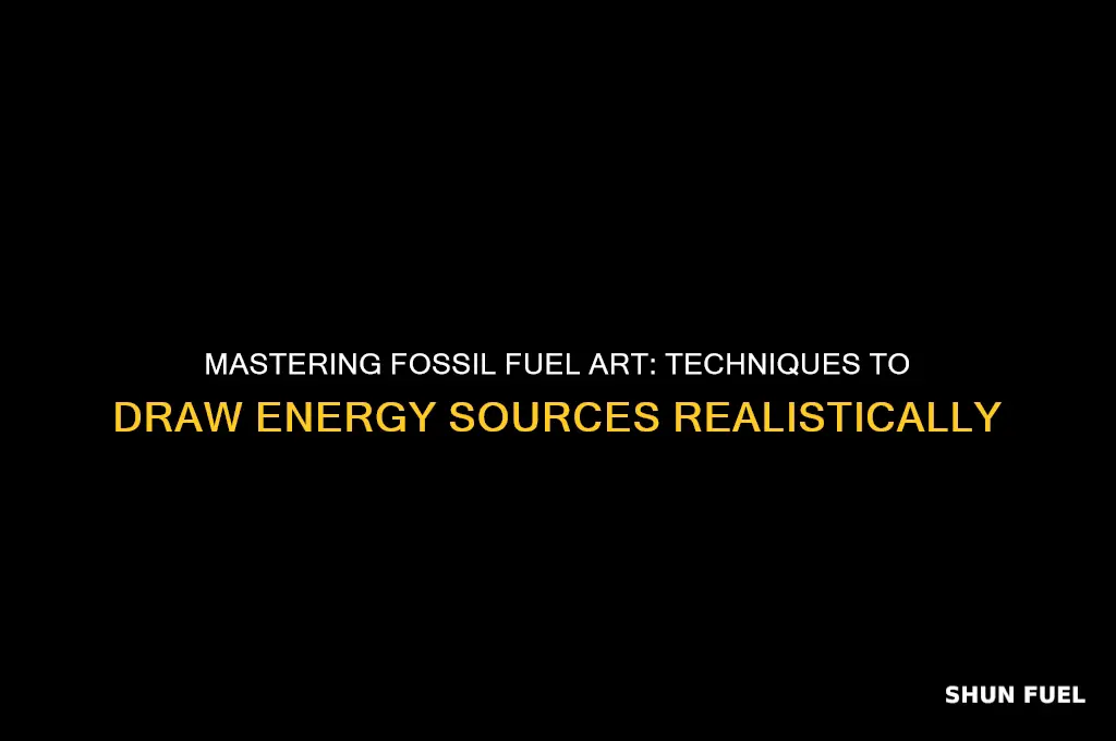 how to drawfossil fuel