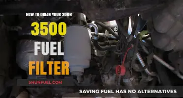 Draining Your 2006 3500 Fuel Filter: Step-by-Step Guide