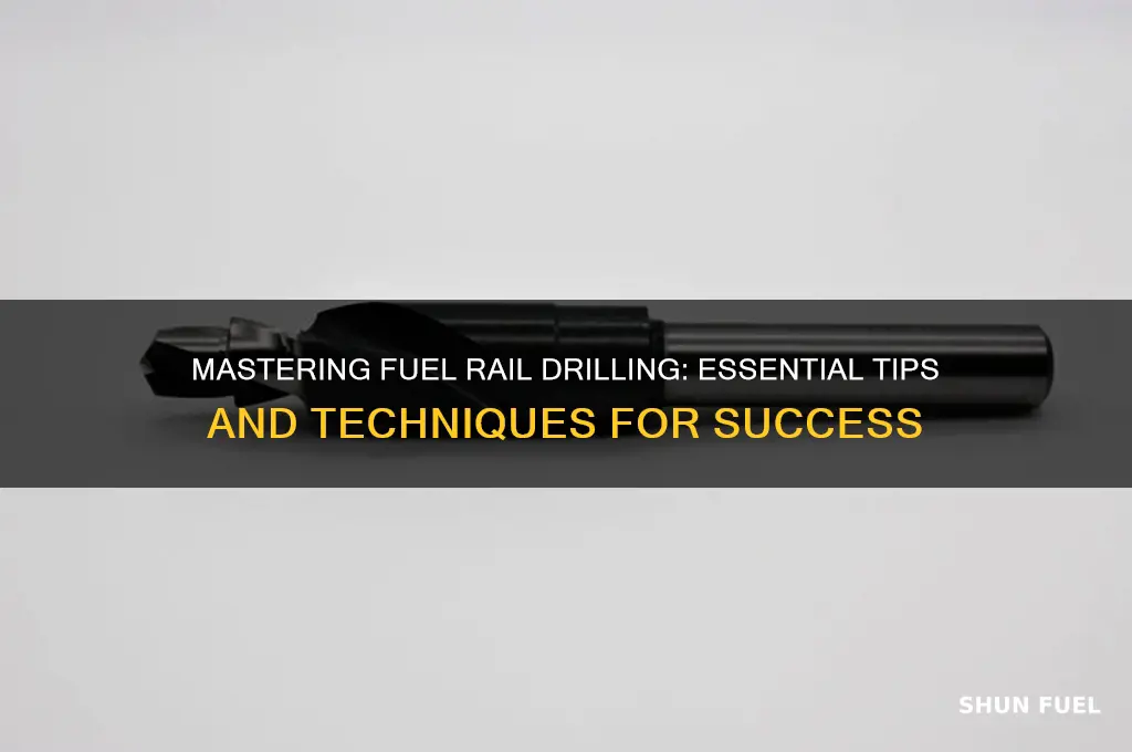 how to drill fuel rail