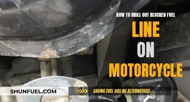 Drill Out Blocked Fuel Line: A Step-by-Step Guide for Motorcyclists