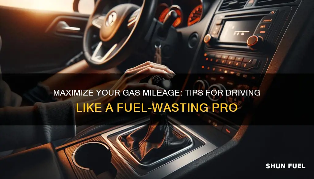 how to drive a car as fuel inefficiently