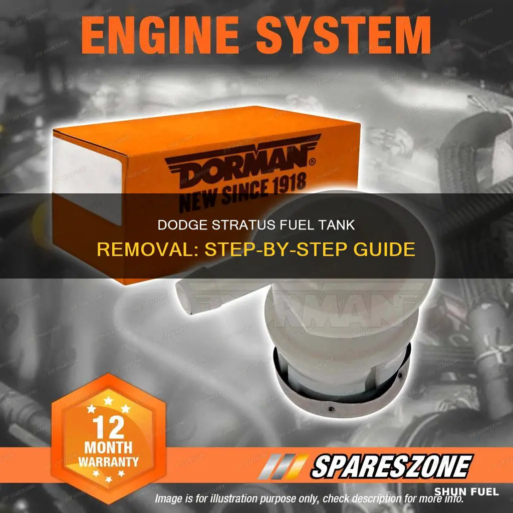 how to drop 1997 dodge stratus fuel tank