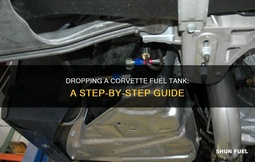 how to drop a 95 corvette fuel tank