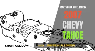 Removing the Fuel Tank in a 2007 Chevy Tahoe