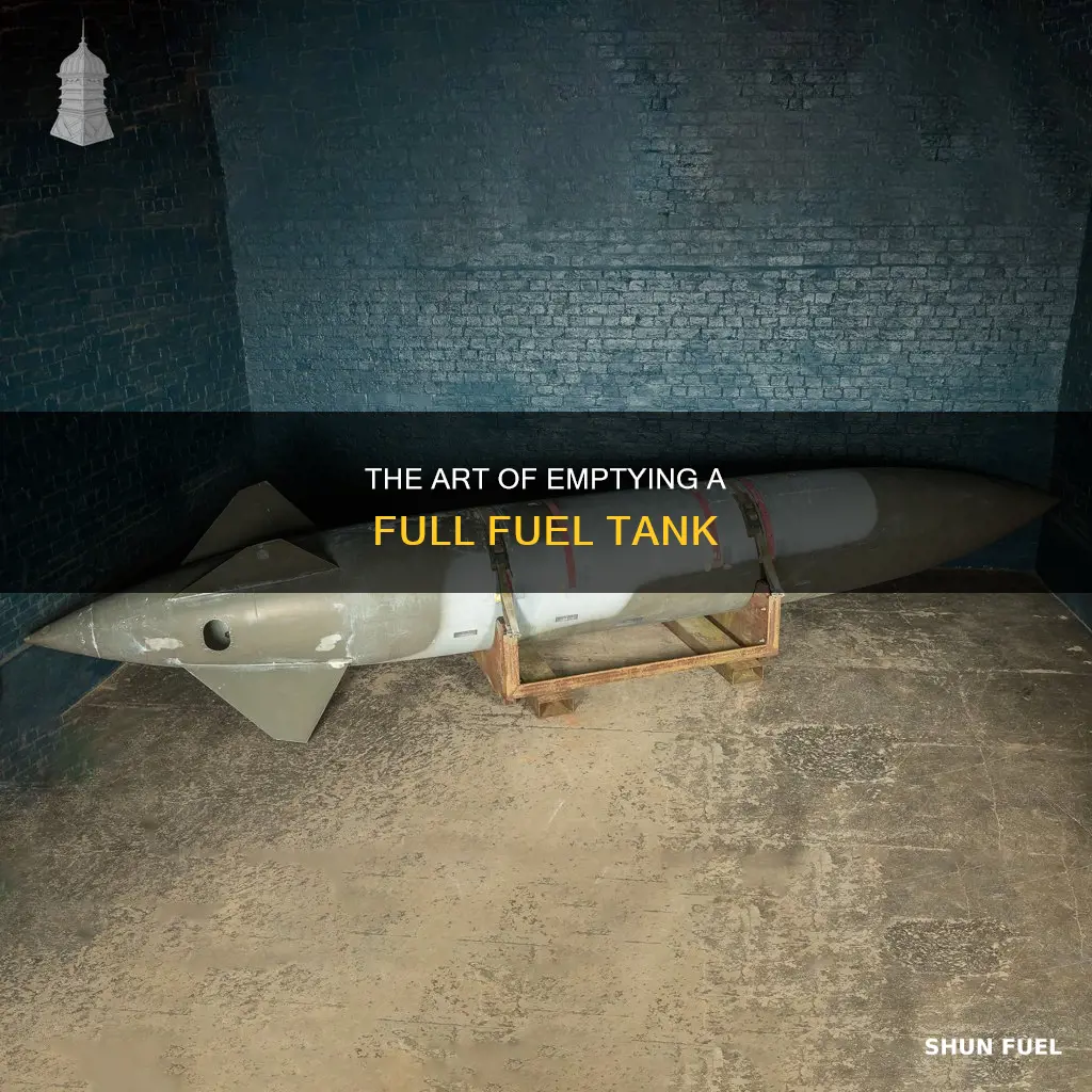 how to drop a full fuel tank