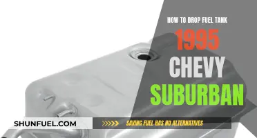 Removing Fuel Tank: 1995 Chevy Suburban Guide