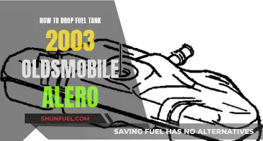 Removing the Fuel Tank in an Oldsmobile Alero