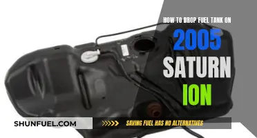 Dropping Fuel Tank on Saturn Ion: Step-by-Step Guide