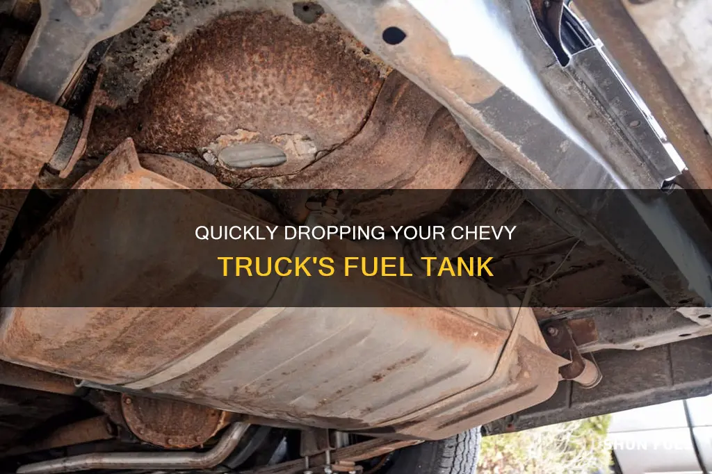 how to drop fuel tank on 2008 2500hd chevy truck