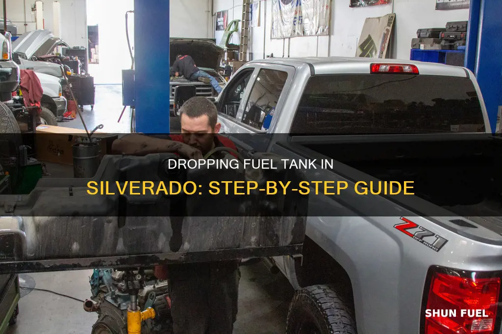 how to drop fuel tank silverado