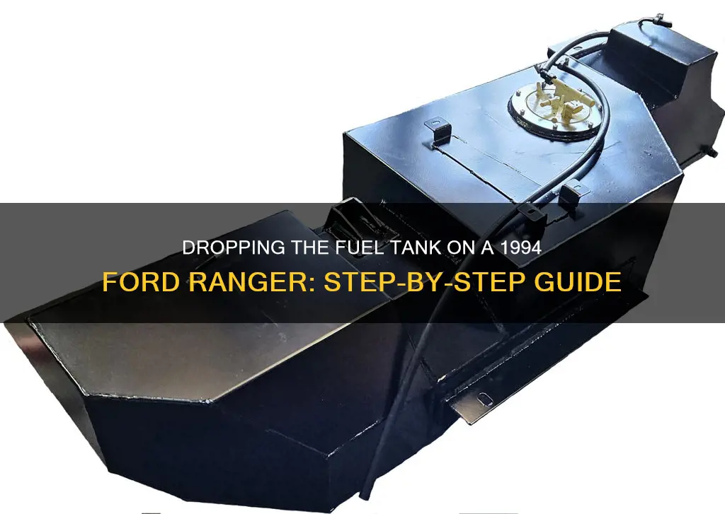 how to drop the fuel tank 1994 ford ranger