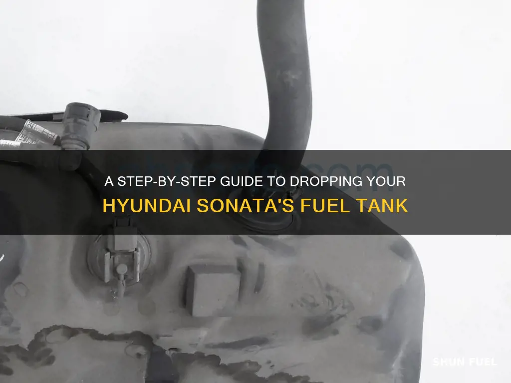 how to drop the fuel tank on a hyundai sonata