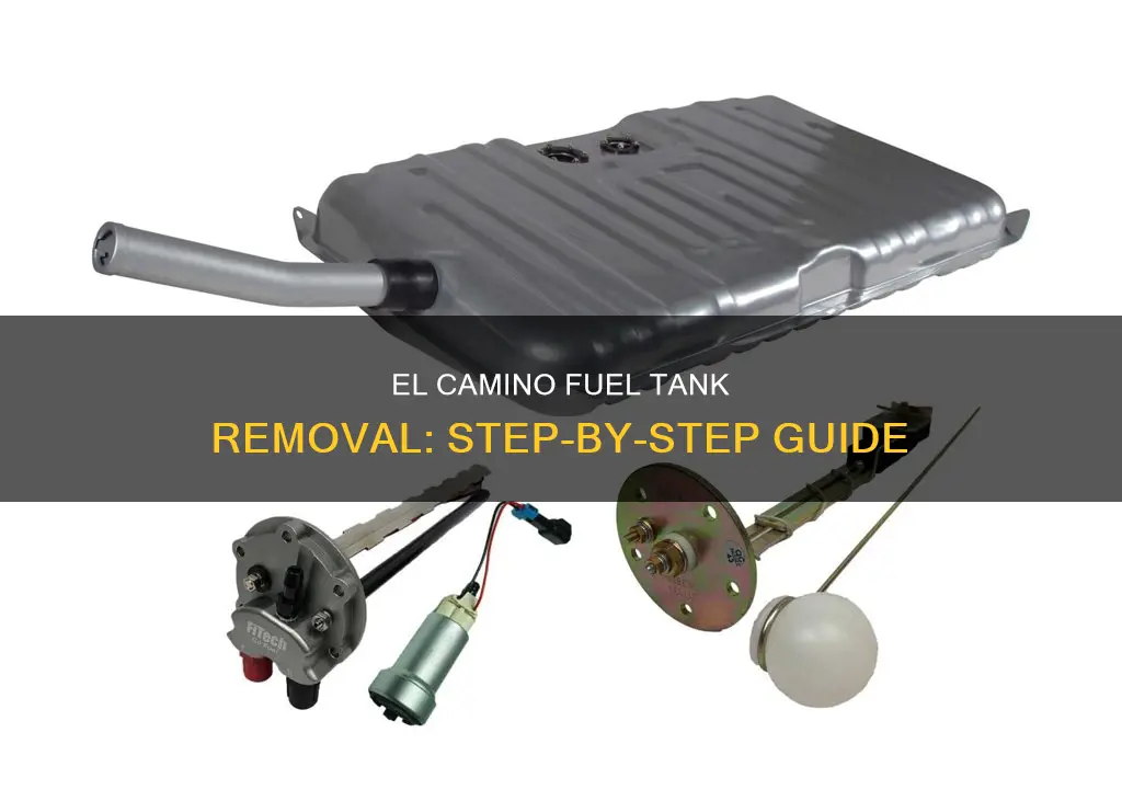 how to drop the fuel tank on an el camino