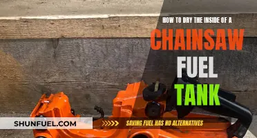 Drying Your Chainsaw's Fuel Tank: Step-by-Step Guide