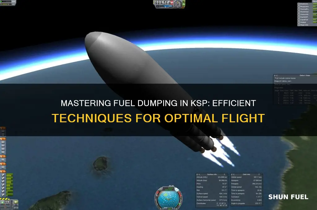how to dump fuel ksp