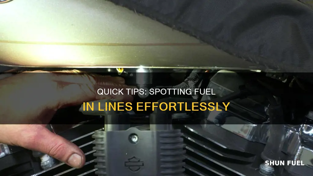 how to easily tell if fuel is in line