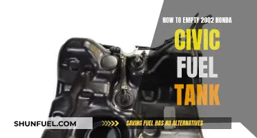 Draining a 2002 Honda Civic Fuel Tank: Step-by-Step Guide
