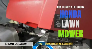 Emptying a Honda Lawn Mower Fuel Tank: Step-by-Step Guide