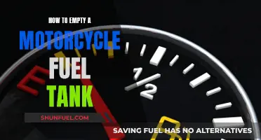 Draining a Motorcycle Fuel Tank: A Step-by-Step Guide