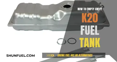 Draining Chevy K20 Fuel Tank: A Step-by-Step Guide