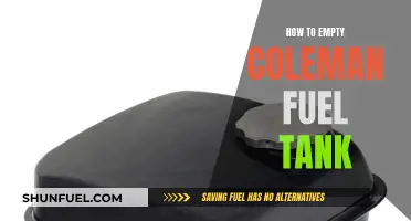 Complete Guide: Emptying a Coleman Fuel Tank