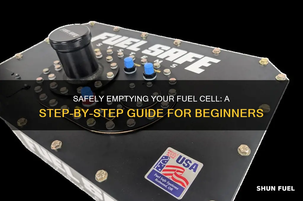 how to empty fuel cell